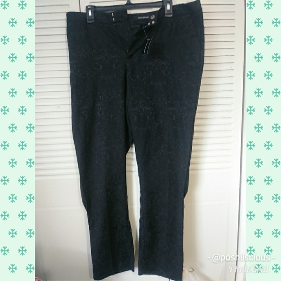 Ashley Stewart Pants - Ashley Stwart women  black dress pants